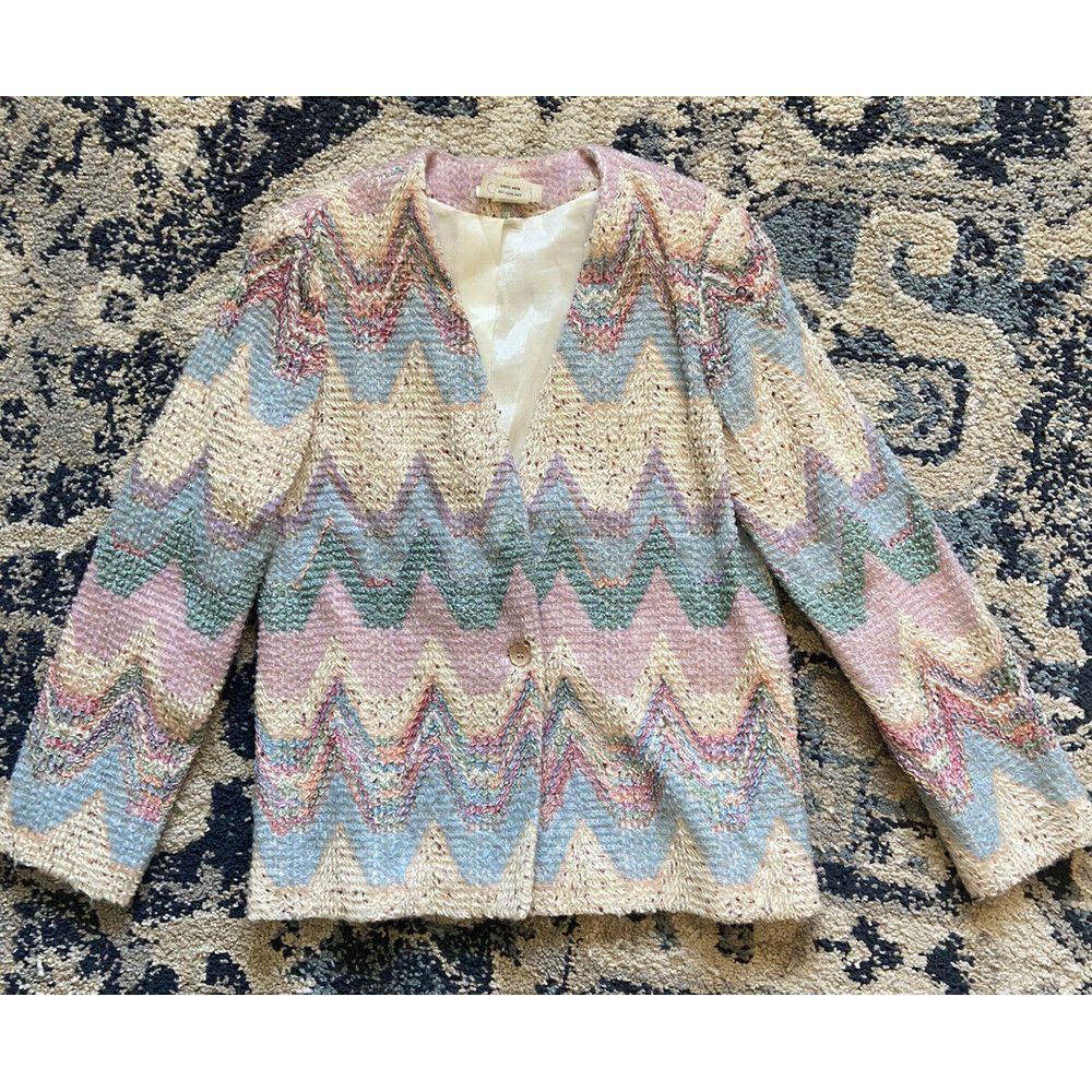 Vintage Devon Blazer, Rayon/Mohair Blend, Size 14